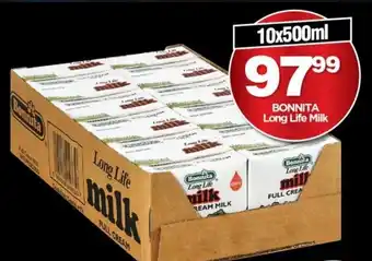 Choppies Bonnita Long Life Milk offer