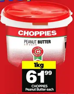 Choppies Choppies Peanut Butter offer