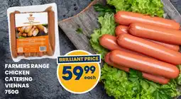 Econo Foods Farmers range chicken catering viennas offer