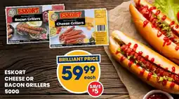 Econo Foods Eskort Cheese or Bacon Grillers offer