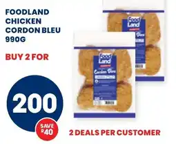 Econo Foods Foodland chicken cordon bleu offer