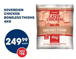 Econo Foods Sovereign chicken boneless thighs offer
