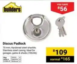 Builders Express Builders Discus Padlock offer