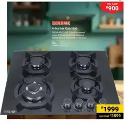 Builders Express Goldair 4-burner Gas Hob offer