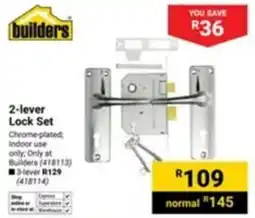 Builders Express Builders 2-lever Lock Set offer