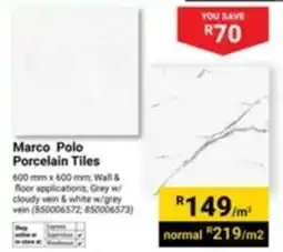 Builders Express Marco Polo Porcelain Tiles offer