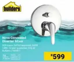 Builders Express Builders Nova Concealed Diverter Mixer offer