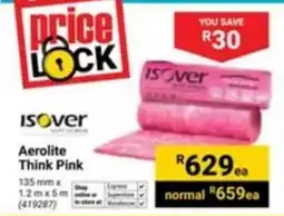 Builders Express Isover Aerolite Think Pink offer