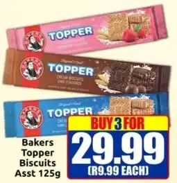 Three Star Cash and Carry Bakers Topper Biscuits Asst offer