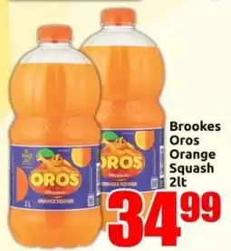 Three Star Cash and Carry Brookes Oros Orange Squash offer