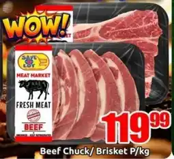 Three Star Cash and Carry Beef Chuck/ Brisket offer