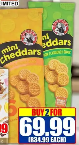 Three Star Cash and Carry Bakers Mini Cheddars offer