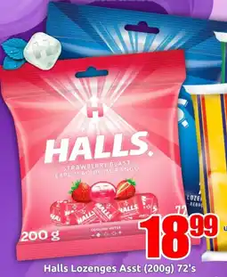 Three Star Cash and Carry Halls Lozenges Asst offer