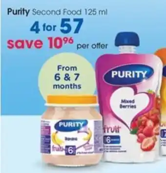 Clicks Purity Second Food offer