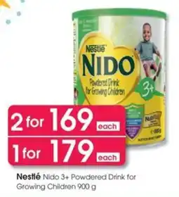 Clicks Nestlé Nido 3+ Powdered Drink for Growing Children offer