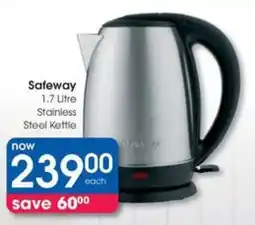 Clicks Safeway Stainless Steel Kettle offer