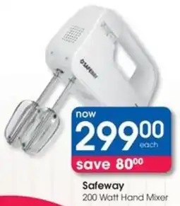 Clicks Safeway 200 Watt Hand Mixer offer