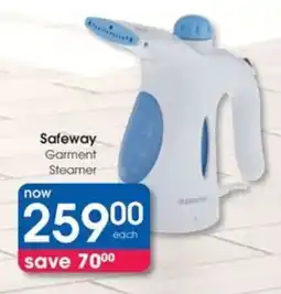 Clicks Safeway Garment Steamer offer