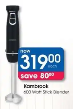Clicks Kambrook 600 Watt Stick Blender offer