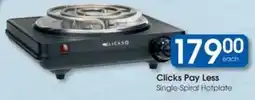 Clicks Clicks Pay Less Single-Spiral Hotplate offer
