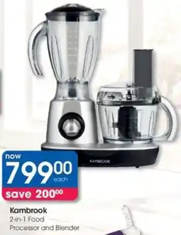 Clicks Kambrook 2-in-1 Food Processor and Blender offer