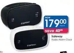 Clicks Safeway Radio Alarm Clock offer