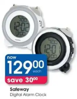 Clicks Safeway Digital Alarm Clock offer