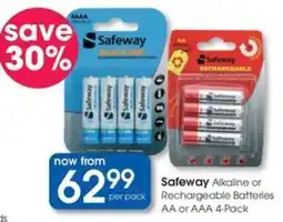 Clicks Safeway Alkaline or AA or AAA offer