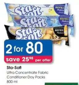 Clicks Sta-Soft Ultra Concentrate Fabric Conditioner Doy Packs offer