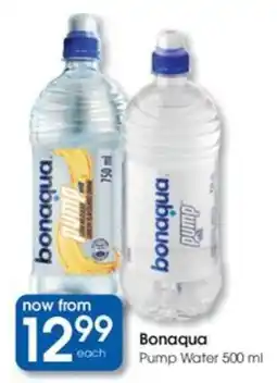 Clicks Bonaqua Pump Water offer