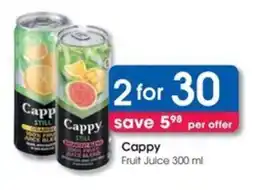 Clicks Cappy Fruit Juice offer