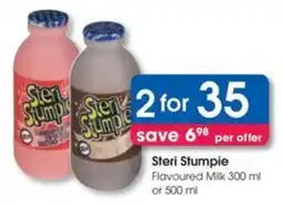Clicks Steri Stumpie Flavoured Milk offer