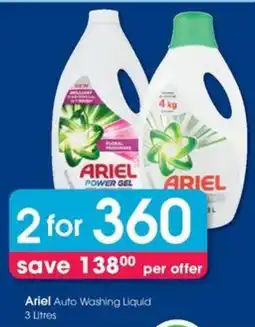 Clicks Ariel Auto Washing Liquid offer