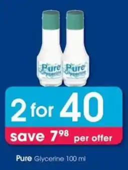 Clicks Pure Glycerine offer