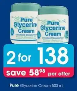 Clicks Pure Glycerine Cream offer