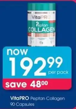 Clicks VitaPRO Peptan Collagen Capsules offer