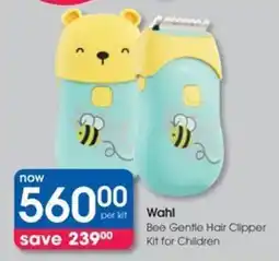 Clicks Wahl Bee Gentle Hair Clipper Kit for Children offer