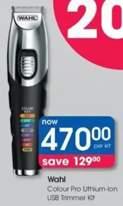 Clicks Wahl Colour Pro Lithium-Ion USB Trimmer Kit offer