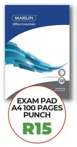 1UP Exam pad A4 100 pages punch offer