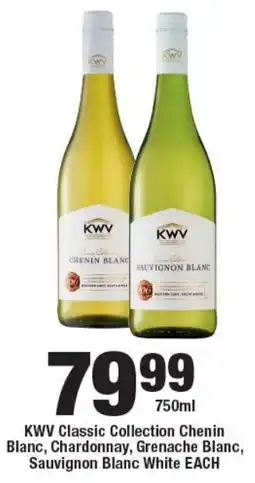 OK Liquor KWV Classic Collection Chenin Blanc, Chardonnay, Grenache Blanc, Sauvignon Blanc White offer