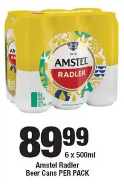 OK Liquor Amstel Radler Beer Cans offer