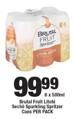 OK Liquor Brutal Fruit Litchi Sechè Sparkling Spritzer Cans offer