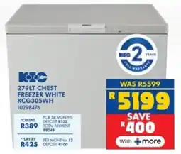 Russells KIC chest freezer white offer