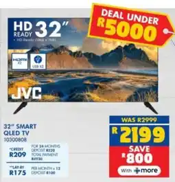 Russells JVC 32" Smart QLED TV offer