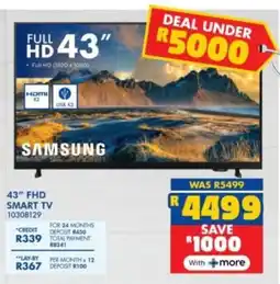 Russells Samsung 43" FHD Smart TV offer