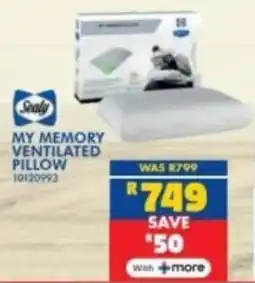 Russells Sealy my memory ventilated pillow offer