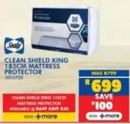 Russells Sealy clean shield king 183cm mattress protector offer