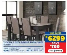 Russells Tuscan dining room suite offer