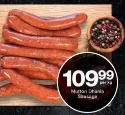Checkers Mutton Dhania Sausage offer