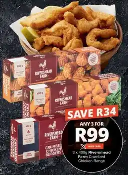 Checkers Riversmead Farm Crumbed Chicken Range offer